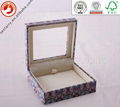 China professional paper packaging factory jewelry box with pvc window 1