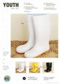 White PVC Rain Boots Work Boots Safety Boots