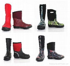 New Fashion Neoprene Rubber Rain Boots