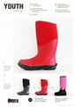 2015 New Fashion Ladies Neoprene Rubber Rain Boots