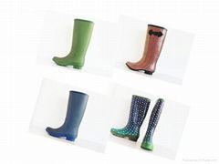 2015 Waterproof Rubber Rain Boots Wellington boots