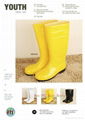 Yellow Safety PVC Rain Boot Safety Boot Working Boots 1