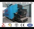 Horizontal type fire tube and water tube steam boiler 2
