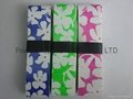 Flower printing tennis overgrips tacky feel 2