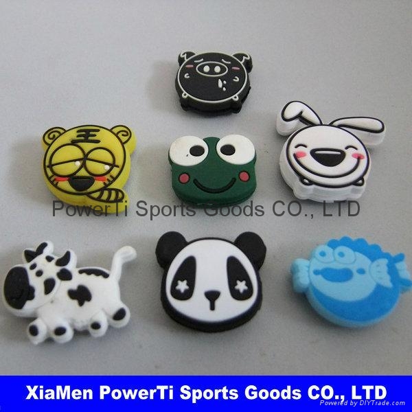 Animal shape tennis shock absorbers custom logo tennis dampener
