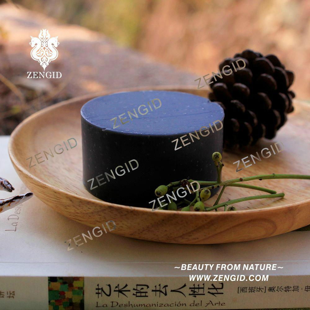Bamboo Charcoal Pearl Powder Camellia Oil Cold Processed Handmade Soap 2