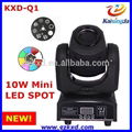 1 pcs 10W high power led moving head lights 