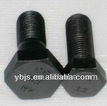 Black ASTM A325 Heavy Hex Bolt For Steel