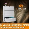 Lateral Steel File Cabinet with 3 Drawers 2
