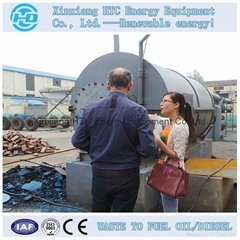 tyre recycling oil machine