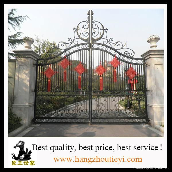 China New model wrought iron gate(Manufactory) 3