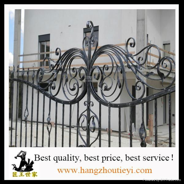 China New model wrought iron gate(Manufactory) 4