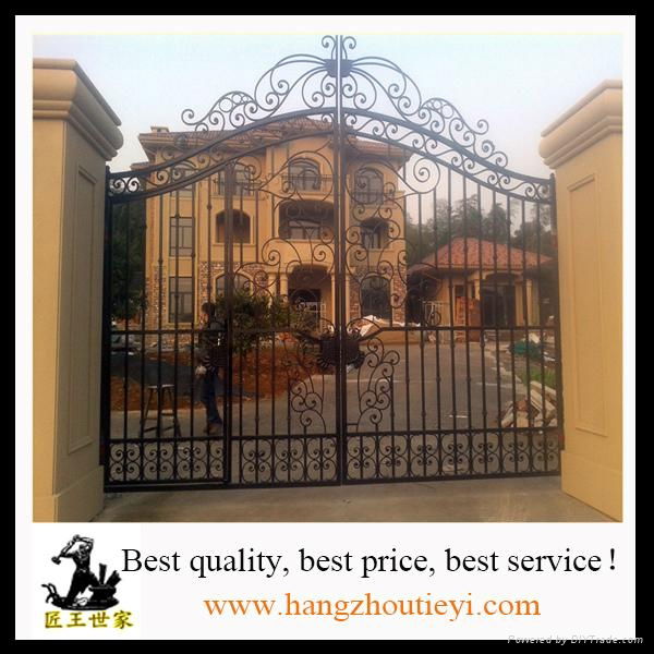 China New model wrought iron gate(Manufactory)