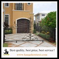 High quality hand hammered wrought iron gate models 3