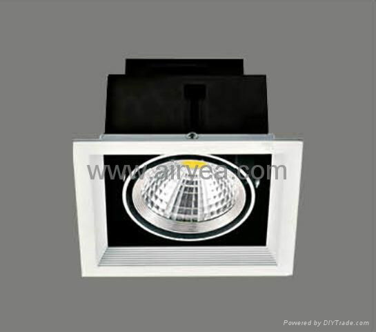 high power ceiling corridor COB led grille down light grid light 10W 15W 20W 30W