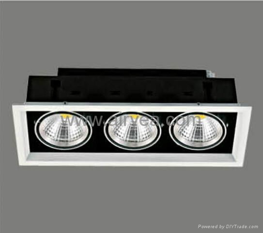 high power ceiling corridor COB led grille down light grid light 10W 15W 20W 30W 3