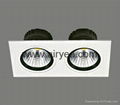 High Quality 10W LED grille light COB 100-240V grid light 2