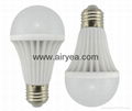 High quality Ceramics heat sink LED globe bulb light 7W 3