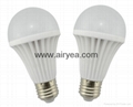 High quality Ceramics heat sink LED globe bulb light 7W 1