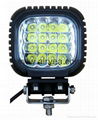 Latest products offroad cars light super bright working light 40WCREE work light 4