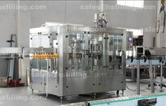 Automatic 3 in 1 Carbonated drink filling machine 