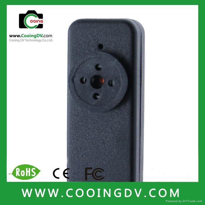 4GB mini spy shirt button camera 3