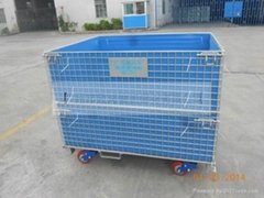 Non-standard storage cages with forklift access