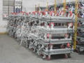 Non-standard folding warehouse cages with wheels 5