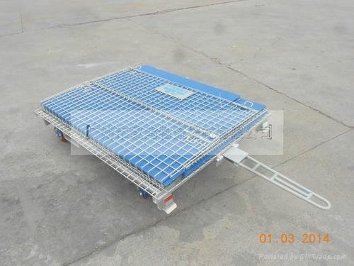 Warehouse cages with pvc protection panels