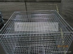 FOLDING WAREHOUSE CAGES with movable spacer cover