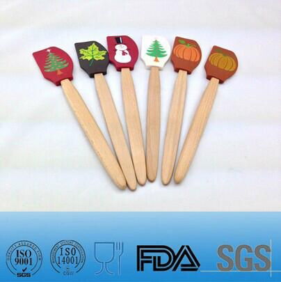 2014 Printed Silicone Spatulas Set 2