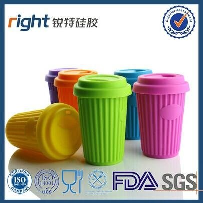 350ml 100% Pure Silicone Thick Coffee Cups