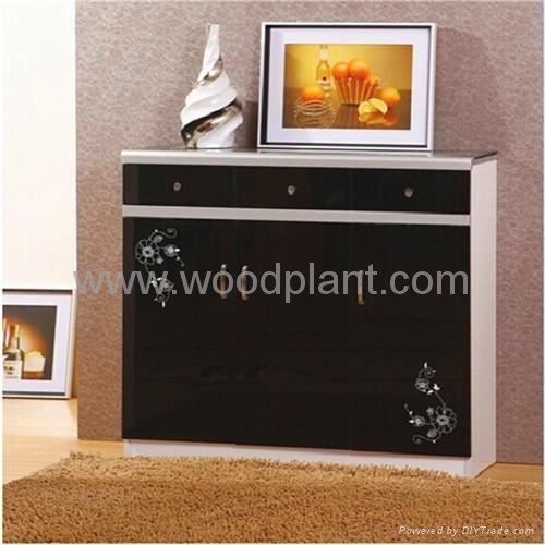 High quality wooden shoe cabinet Federal modern style furniture