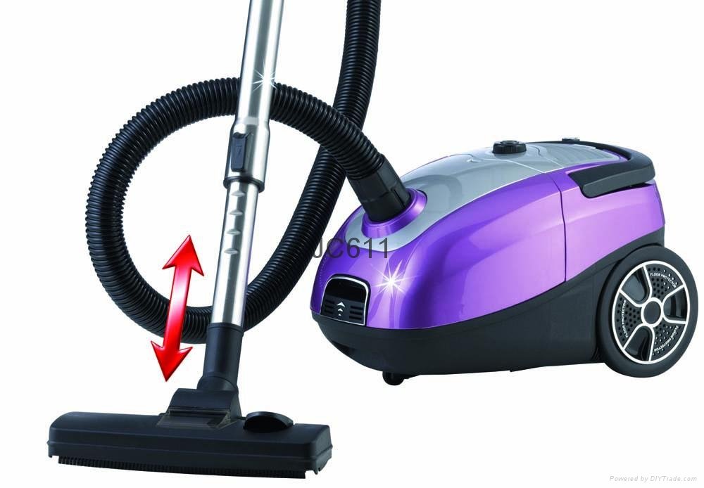 Bag or Bagless Vacuum Cleaner with Collective Dust Box and High Power