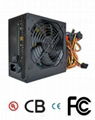 400W, Standard, Desktop Computer, Power Supply Switch with 12cm Fan Active APFC 1