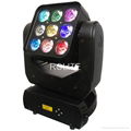 CREE 9PCS  RGBW 4 IN 1  10W Led  Matrix beam  panel moving head