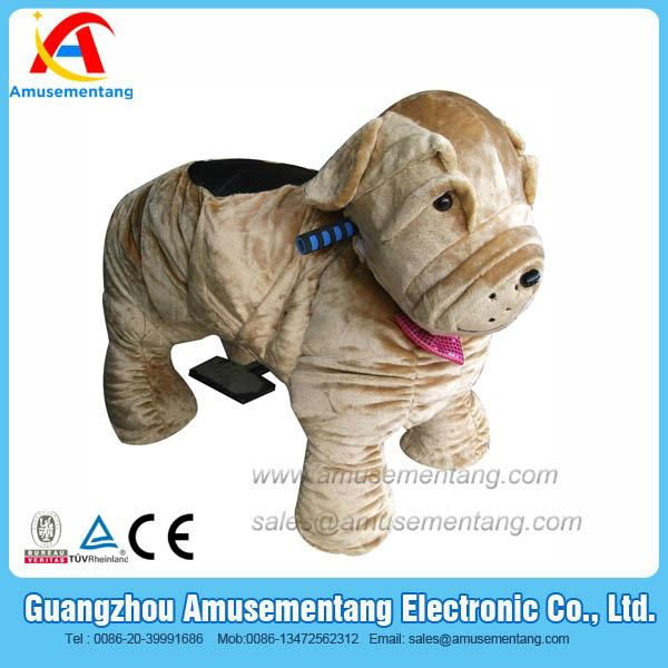 Amusementang  dog walking car toy ride on game for kids in supermarket 3