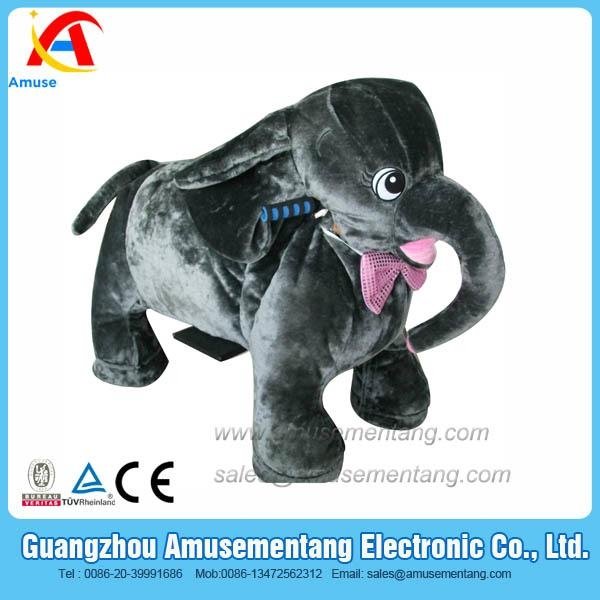 Amusementang elephant animal car toy ride on for supermarket coin operated 3