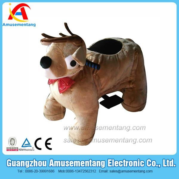 Amusementang deer plush anmals ride games for sale coin operated electric car  2