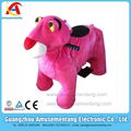 Amusementang pink panther animal car toy ride on for supermarket coin operated 1