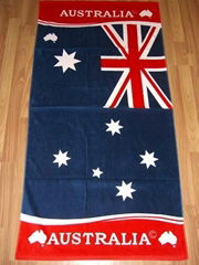 Printed Flag Beach Towels