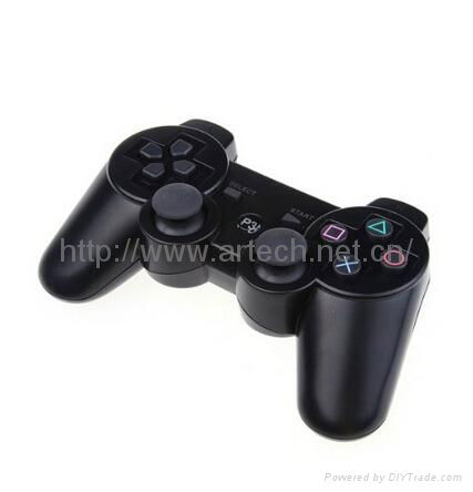 Wireless Game Controller for PS 3 Rumble Feature PS3 Black