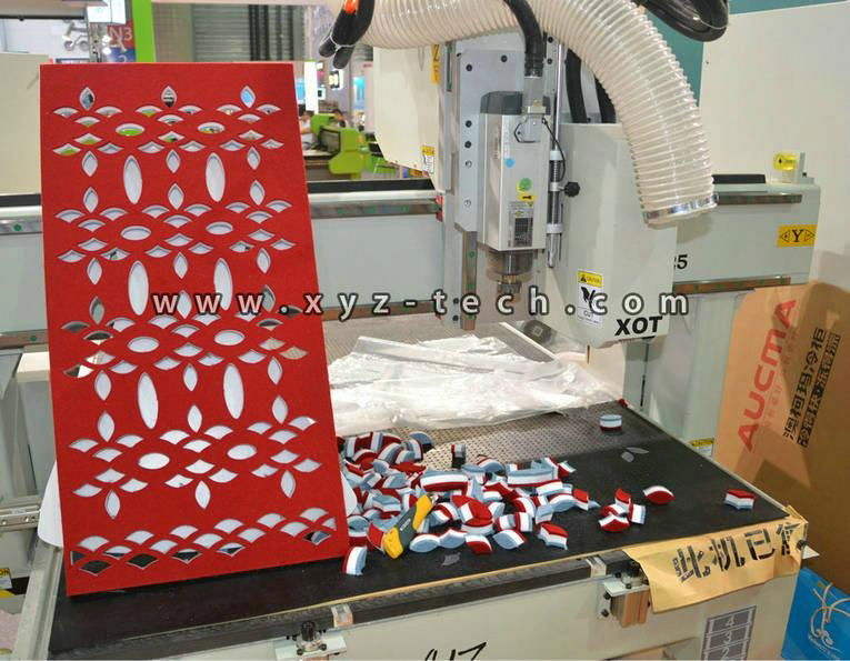 XYZ-CAM CNC Knife XYZ-P3-1325 for felt rubber cardboard  PVC foam cutting 4