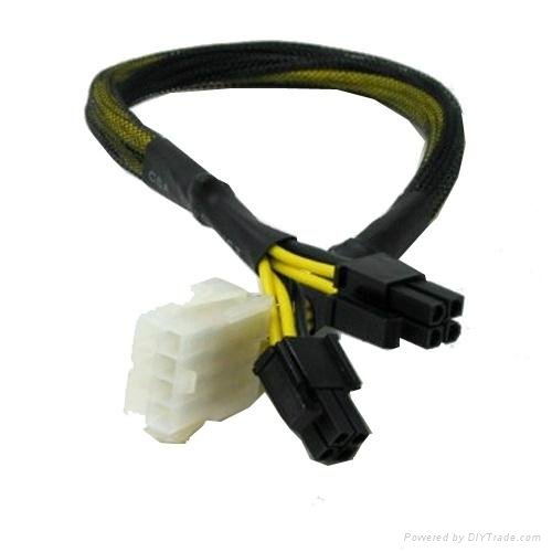 8pin Male to 4+4 Pin Female ATX Power Adapter Extension Cable