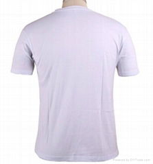 wholesale men’s Plain white cotton T-shirt