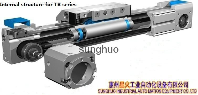 XH-60-TB-L500 Belt Drive Linear Guide Rail 2