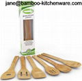 Bamboo Cooking Utensils set