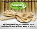 Bamboo Cooking Utensils set 3