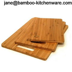 Three Cross-Layer Bamboo Cutting Board Set - 3 Cross Bamboo Layers