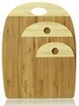 Island Bamboo ONO18 Cuisin-Aire Ono Cutting Board with Handle and Gravy Groove,  1